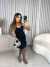 Vestido luxo alcinha com flores 3d - preto - Amor de Peça - Looks Femininos Estilosos, Loja de Roupa Feminina Online