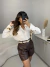 Imagem do Camisa de botões no linho com bolso - creme