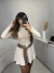 Imagem do Blusa cacharrel com gola tubinho - bege
