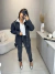 Jaqueta jeans brilhos vintage - preto - comprar online