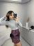 Blusa cacharrel com gola tubinho - cinza na internet