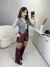 Blusa cacharrel com gola tubinho - cinza - loja online