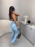Calça jeans barra reta cintura alta - lavagem clara 23984 - buy online