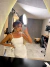 Vestido midi com alcinha e sobreposição no busto - off white na internet