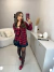 Camisa xadrez flanelada - vermelho