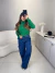 Calça jeans bolso cargo - escura (22186) - Amor de Peça - Looks Femininos Estilosos, Loja de Roupa Feminina Online