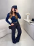 Calça jeans wide leg 100% algodão - marrom escuro na internet