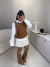 Conjunto de blusa regata e calça em tricot modal - Cinza - comprar online
