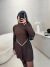 Cropped manga longa ponta v - marrom - Amor de Peça - Looks Femininos Estilosos, Loja de Roupa Feminina Online