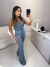 Conjunto de blusa regata e calça em tricot modal - Cinza - comprar online