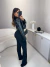 Conjunto de blusa regata e calça em tricot modal - Preto