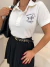 Blusa gola polo beverly hills - off White - comprar online