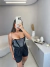 Cropped corset cravejado - preto - buy online