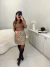 Saia tweed com bolso frontal - marrom - Amor de Peça - Looks Femininos Estilosos, Loja de Roupa Feminina Online