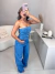 Macacão jeans tomara que caia botões frontal - lavagem média - Amor de Peça - Looks Femininos Estilosos, Loja de Roupa Feminina Online