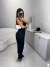 Calça cenoura alfaiataria com botões duplo - preto na internet