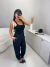 Calça cenoura alfaiataria com botões duplo - preto - loja online