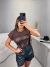 Blusa t-shirt jaguar - marrom - Amor de Peça - Looks Femininos Estilosos, Loja de Roupa Feminina Online