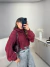 Max cropped em tricot premium gola alta com tramas - bordô - loja online