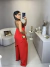 Macacão longo tomara que caia assimétrico - vermelho - Amor de Peça - Looks Femininos Estilosos, Loja de Roupa Feminina Online