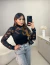 Blusa de renda manga longa - preto na internet