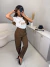 Blusa t-shirt new york - off white - online store