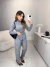 Calça alfaiataria cós alto com cinto em couro - cinza - Amor de Peça - Looks Femininos Estilosos, Loja de Roupa Feminina Online