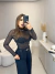 Body de tule brilhos - preto - online store