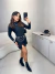 Short saia alfaiataria com fenda - preto - loja online