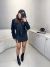 Imagem do Short saia alfaiataria com fenda - preto