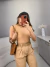 Blusa manguinha em tricot modal - caramelo na internet