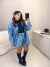 Imagem do Max jaqueta jeans oversized - lavagem média