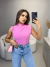 Blusa regata modern - rosa - comprar online