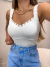Cropped em tricot modal com alça tramada - off white - buy online