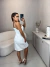 Vestido alcinha alfaiataria - off white on internet