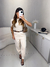 Blusa manguinha em tricot modal - creme na internet