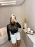 Short alfaiataria insp zara cós alto - off white on internet