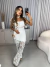 Blusa bata assimétrica com amarração no ombro - off white na internet