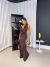 Conjunto radiance saia longa e body frente única - marrom - comprar online