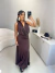 Imagem do Conjunto radiance saia longa e body frente única - marrom