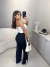 Body alcinha com bojo no poliamida - off white - loja online