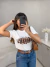 Blusa t-shirt amore - off white na internet