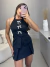 Image of Short saia alfaiataria com detalhe cinto - preto