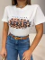Blusa t-shirt amore - off white - comprar online
