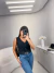 Imagem do Colete em alfaiataria premium com botões frontal - preto