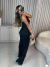 Blusa bata assimétrica com amarração no ombro - preto - comprar online