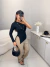 Calça cenoura alfaiataria com botões duplo - bege - Amor de Peça - Looks Femininos Estilosos, Loja de Roupa Feminina Online