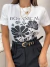 Blusa t-shirt botanical - off white - buy online