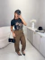 Blusa t-shirt botanical - marrom on internet