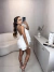 Conjunto de blusa amarração lacinho com short em alfaiataria marrant - off white - Amor de Peça - Looks Femininos Estilosos, Loja de Roupa Feminina Online